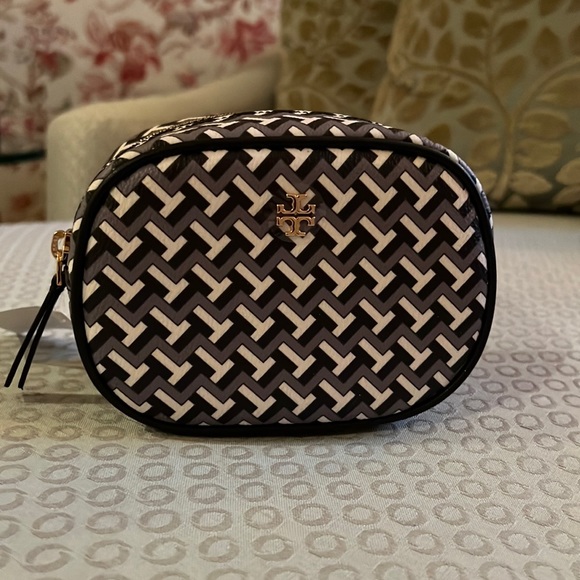 Tory Burch Handbags - Tory Burch T Zag Cosmetic Pouch